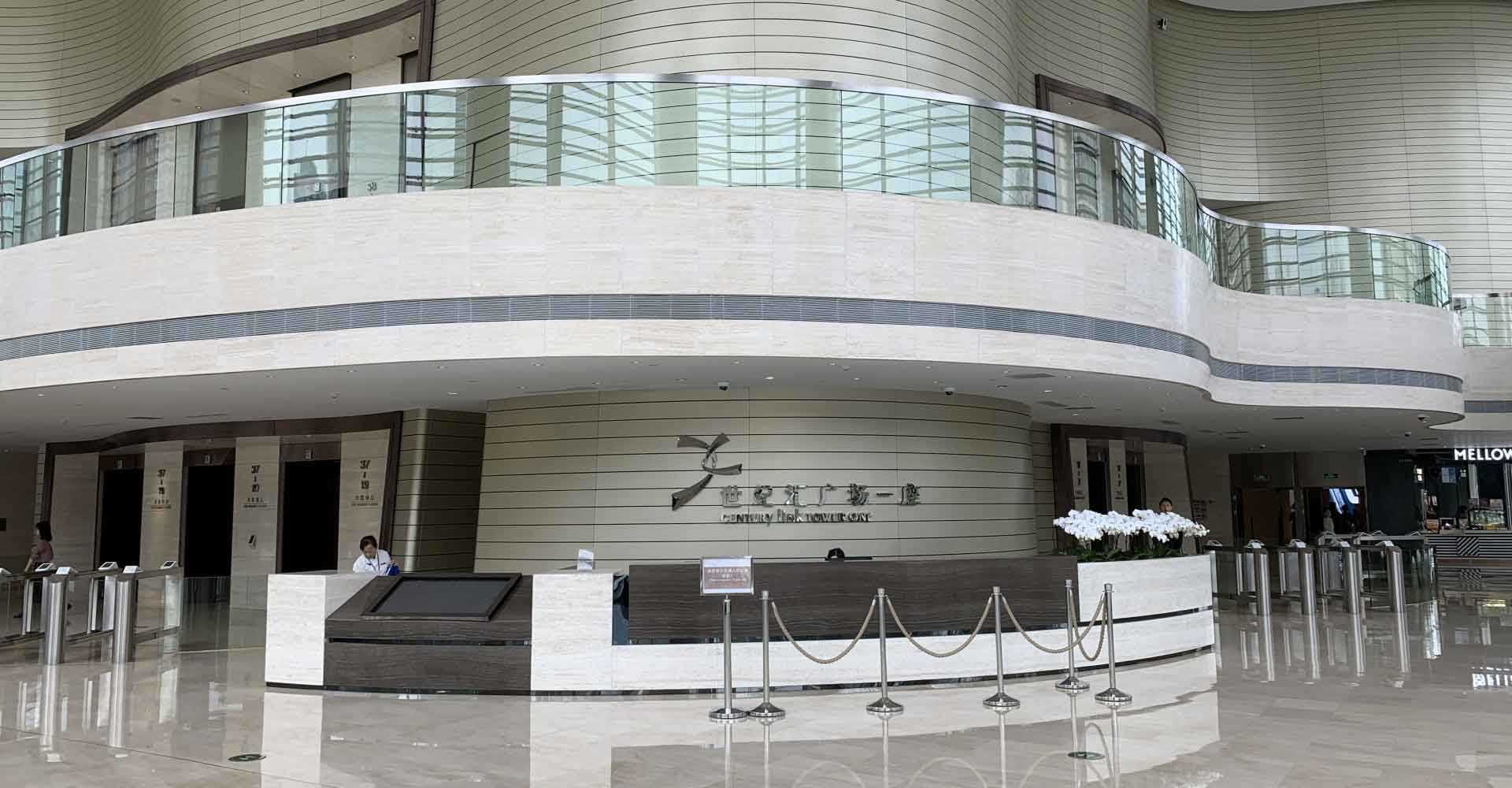 世紀(jì)匯廣場寫字樓大堂
